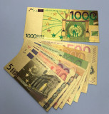 Cumpara ieftin Set fantezie bancnote aurite euro, Asia