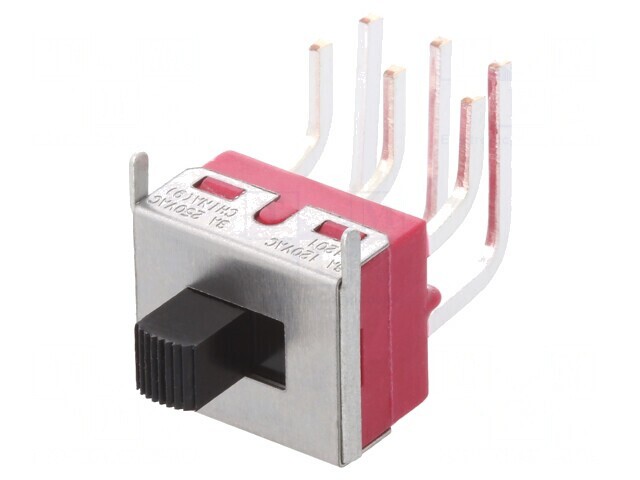 Comutator Glisant DPDT 6A ON-ON THT