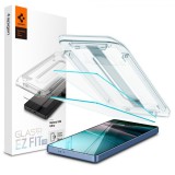 Set 2 Bucati, Folie Sticla Securizata Spigen Glas Tr Ez Fit, Compatibila Cu Samsung Galaxy S25 Ultra, Aplicator Inclus