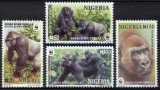 Nigeria 2008 - Fauna WWF, gorile, serie neuzata