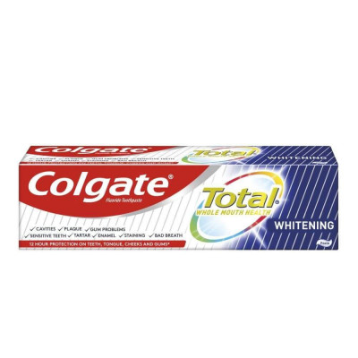 Pasta de Dinti COLGATE Total Whitening, Cantitate 50 ml, Pasta de Dinti Colgate pentru Albire, COLGATE Total Whitening Pasta de Dinti, COLGATE Total W foto