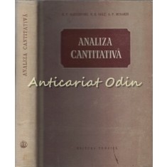 Analiza Cantitativa - E. V. Alexeevski, R. K. Golt, A. P. Musakin