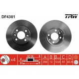 Disc frana neventilat fata 259X12 - PS TRW DF4381