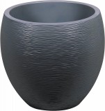 Ghiveci egg mare antracit 50x50x45 cm GRAPHIT