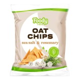 Chips Ovaz cu Sare de Mare si Rozmarin Foody Free Paradisul Verde, 50g, Fara Gluten, Lactoza, Soia, Vegan