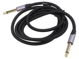 Cablu Audio Jack 3.5mm la Jack 6.3mm 5m Negru