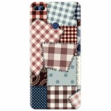 Husa silicon pentru Huawei Y9 2018, Patchwork Vector