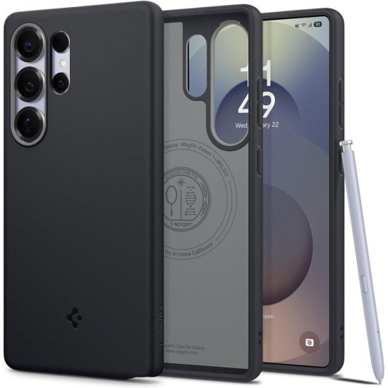 Husa pentru Samsung Galaxy S25 Ultra - Spigen Caseology Nano Pop MagSafe - Black Sesame