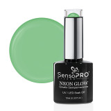 Cumpara ieftin Oja Semipermanenta Neon Glow SensoPRO Milano #35 Mint Cocktail, 10ml