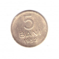 Moneda 5 bani 1952, stare buna, curata