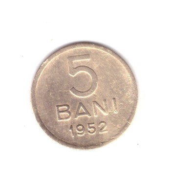 Moneda 5 bani 1952, stare buna, curata foto
