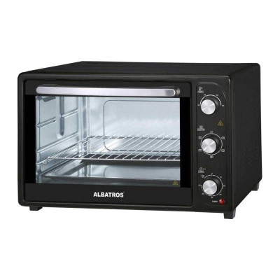 Cuptor electric Albatros, 1800 W, 45 l, 6 programe, 4 trepte putere, maxim 230 C, Negru foto