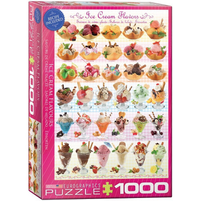 Puzzle 1000 piese Ice Cream Flavours foto