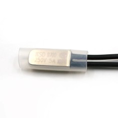 Termostat cu bimetal, KSD9700, 80 grade, contact normal inchis foto