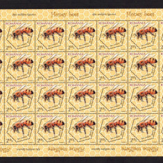 Romania 2010 Albine melifere 4 coli mari a cate 28 timbre Serie MNH LP 1854