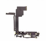 Flex Incarcare iPhone 15 Pro Max, Negru Titanium, Mufa Dock Conector