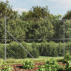 VidaXL Gard de plasă de s&acirc;rmă, argintiu, 2,2x25 m