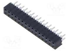 Conector şiruri pini mamă 30 PIN 2mm aurit THT soclu drept SAMTEC