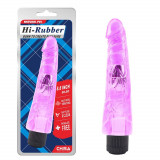 Vibrator Realistic Hi Rubber, Lila, 22 cm
