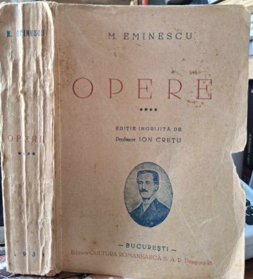 Mihai Eminescu-Opere-vol.4, editia Ion Cretu foto