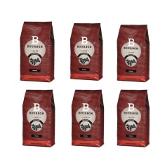 Pachet 6 X Lavazza Bourbon Intenso cafea boabe 1kg