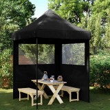 vidaXL Cort pentru Petreceri Negru 200 x 200 x 306 cm Material Oxford 42023528