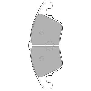Set placute frana,frana disc LANCIA THESIS (841AX) (2002 - 2009) KRIEGER 0950006446 foto