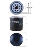 Filtru ulei MAHLE OC1673