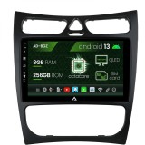 Navigatie Mercedes Benz CLK W209 (2000-2005) (2000-2005), Android 13, Z-Octacore 8GB RAM + 256GB ROM, 9 INCH - AD-BGZ9008+AD-BGRKIT416