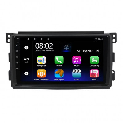 Navigatie Auto Multimedia cu GPS Smart (2006 - 2010), Android, Display 9 inch, 2GB RAM +32 GB ROM, Internet, 4G, Aplicatii, Waze, Wi-Fi, USB, Bluetoot foto