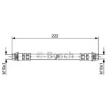 Conducta / cablu frana OPEL VIVARO caroserie (2014 - 2016) BOSCH 1 987 476 914