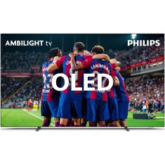 Televizor OLED Philips AMBILIGHT 65OLED718, 164 cm, Google TV, 4K Ultra HD, 100 Hz, Clasa G (Model 2023)