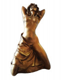 Cumpara ieftin Statueta decorativa, Zeita Frumusetii, Auriu, 33 cm, GXL019