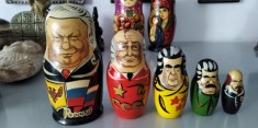 Matrioska Presedinti Rusia Vintage B foto