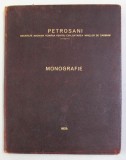 PETROSANI - S. A. R. PENTRU EXPLOATAREA MINELOR DE CARBUNI , MONOGRAFIE , 1925 , DEDICATIE CATRE VIRGIL MADGEARU DE LA ING. ION E. BUJOIU *