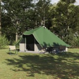vidaXL Cort de Familie Tipi Verde 8-Persoane Impermeabil