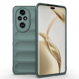 Husa antisoc pentru honor 200 pro, margini striate, magic shield, protectie completa, green