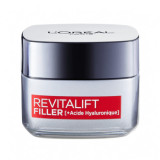 Crema antirid intensiv de zi Revitalift Filler + Hyaluronic Acid, 50 ml, Loreal, L&rsquo;oreal Paris