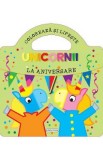 Unicornii. Coloreaza si lipeste. La aniversare
