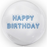 Balon 45cm Happy Birthday StarHome GiftGalaxy, Hessa