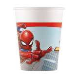 Pahare petrecere spiderman 200 ml - marimea 140 cm