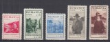 ROMANIA 1931 LP 93 EXPOZITIA CERCETASEASCA SERIE MNH, Nestampilat