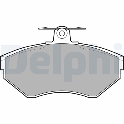 DELPHI LP1409 set placute frana,frana disc foto