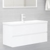 VidaXL Dulap de chiuvetă, alb, 100x38,5x45 cm, PAL 804764