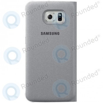Portofel Samsung Galaxy S6 Flip canvas argintiu (EF-WG920BSEGWW) foto
