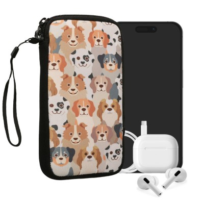 Husa Universala Kwmobile pentru telefon, Marime L - 6.5 inch, Multicolor, Neopren, KWM000007UJ166C foto