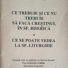 CE TREBUIE SI CE NU TREBUIE SA FACA CRESTINUL IN SF. BISERICA. CE SE POATE VEDEA LA SF. LITURGHIE-PROTOS. NICODI