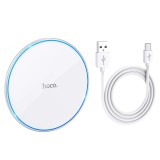 Incarcator wireless Fast Charging CW6 Hoco 15W Pro Easy, alb