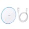 Incarcator wireless Fast Charging CW6 Hoco 15W Pro Easy, alb