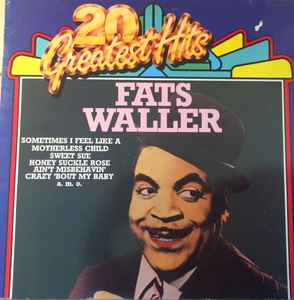 Vinil Fats Waller &amp;lrm;&amp;ndash; 20 Greatest Hits (M) NOU ! SIGILAT ! foto
